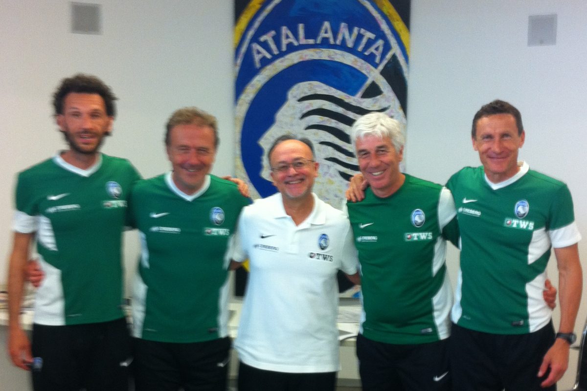 Atalanta Gasperinie e Staff Tecnico